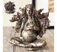 Cailiya Statuetta Madre Terra Millennial Gaia, Statua D'Arte in Resina Della Dea Della Terra per Decorazione Home Garden Ufficio Esterna