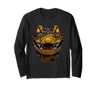 Caimano Coccodrillo Alligatore Rettile Coccodrilli Cayman Maglia a Manica