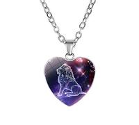 Caimeytie Ciondolo Bambina Collana Oroscopo Segno Zodiacale Leone