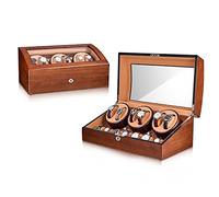 CAINV 6 + 7 avvolgitore for orologi di lusso con serratura 13 slot for alla moda scatola visualizzazione che orologio meccanico girevole for la casa Grande capacità(B)