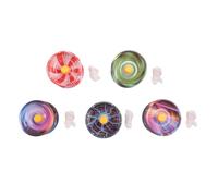 CAIONPLE 5 pezzi in lega Responsive Yoyo Balls Responsive Ball Metal Iniziatore String Trick Ball per principianti, giocatori adulti