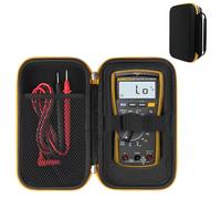 CAIOVSE Custodia rigida per multimetro Fluke 117/115/116/114/113/177/178/179/233, compatibile con Fluke 101/106/107/F15B+F17B+F18B+, custodia protettiva portatile (solo custodia)