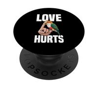 Caique dal ventre bianco del proprietario degli uccelli degli amanti dei pappagalli PopSockets PopGrip Adesivo