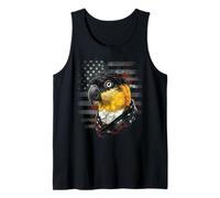 Caique Parrot Bandiera Americana Bird Lover Canotta