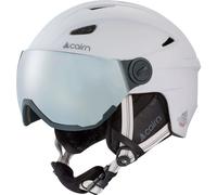 Cairn - Casco da sci/snowboard con visiera - Electron Visor Blanc Mat - Taglia 53-54 cm - Bianco