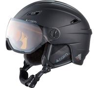 Cairn - Casco da sci/snowboard con visiera - Electron Visor Mat Black - Taglia 57-58 cm - Nero