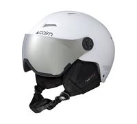 Cairn - Casco da sci/snowboard con visiera - Android Visor J Mat White - Taglia Bambino 46-48 cm - Bianco