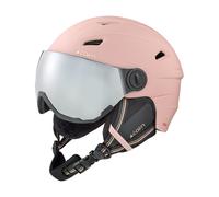 Cairn - Casco da sci/snowboard con visiera - Electron Visor Mat Dust Pink - Taglia 55-56 cm - Rosa