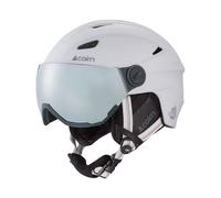 Cairn - Casco da sci/snowboard con visiera - Electron Visor Blanc Mat - Taglia 53-54 cm - Bianco