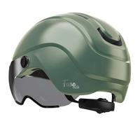 Casco da bici Cairn FUSE Visiera Mat Metallic Eucalyptus taglia L - Nouvo