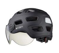 Cairn Quartz Visor, casco da ciclismo, nero 55-58cm Mat Black