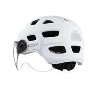 Cairn Casco Urbano Quartz Visor Mat Metallic White