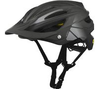 Cairn Edge MIPS, casco da bicicletta, nero 54-56cm Mat Black Silver