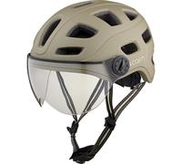 Cairn Quartz Visor, casco da ciclismo, khaki 52-58cm Mat Khaki