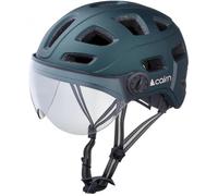 Cairn Quartz Visor, casco da ciclismo, verde 58-62cm Mat Metallic Night