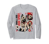 Cairn Terrier - Cagnolino con Immagine di Un Grande Spirito Maglia a Manica