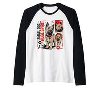 Cairn Terrier - Cagnolino con Immagine di Un Grande Spirito Maglia con Maniche Raglan