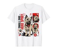 Cairn Terrier - Cagnolino con Immagine di Un Grande Spirito Maglietta