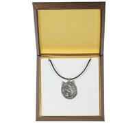 Cairn Terrier - collana rivestita in argento, in una scatola, Art Dog IT