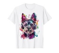 Cairn Terrier - Cuffia musicale per animali domestici, motivo: cane Cairn Terrier Maglietta