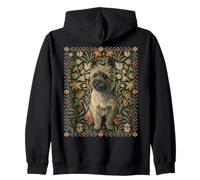 Cairn Terrier di Grano William Morris Style Felpa con Cappuccio
