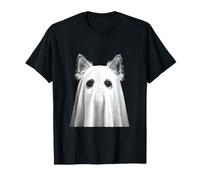 Cairn Terrier Halloween Fantasma Vintage Maglietta