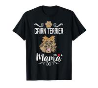 Cairn Terrier Mama Dog Lover Puppy Dog Mom Mothers Day Maglietta