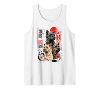 Cairn Terrier Piccolo Cane Enorme Spirito Comico Grafica Canotta