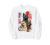 Cairn Terrier Piccolo Cane Enorme Spirito Comico Grafica Felpa