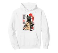 Cairn Terrier Piccolo Cane Enorme Spirito Comico Grafica Felpa con Cappuccio