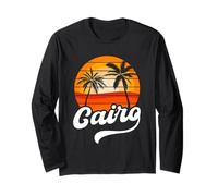 Cairo Egitto Spiaggia Tramonto Design Vacanza Egiziana Maglia a Manica