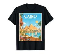 Cairo Egypt Vacation Vintage Travel Graphic Maglietta