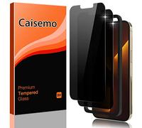 Caisemo Pellicola protettiva in vetro temperato per iPhone 13 Pro Max da 6,7 pollici, anti spia, con telaio di installazione, durezza 9H, anti graffio, confezione da 2