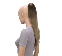 CAISHA 40cm Coda Di Cavallo Lily Posticci Per Capelli Con Pinza Capelli Capelli Extensions Finta Liscio Marrone Ombré Mix H112