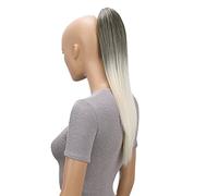 CAISHA 40cm Coda Di Cavallo Lily Posticci Per Capelli Con Pinza Capelli Capelli Extensions Finta Liscio Biondo Castano Ombré H114