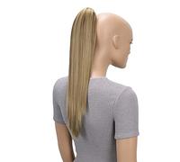 CAISHA 40cm Coda Di Cavallo Lily Posticci Per Capelli Con Pinza Capelli Capelli Extensions Finta Liscio Biondo Castano Mix H154