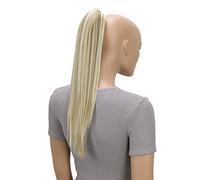 CAISHA 40cm Coda Di Cavallo Lily Posticci Per Capelli Con Pinza - Extensions Finta Liscio Biondo Chiaro Mix H153