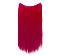 CAISHA 50cm 1 Trama Extension Con Elastico Extension Per Capelli Parrucchino Liscio Resistente Al Calore Rosso E109