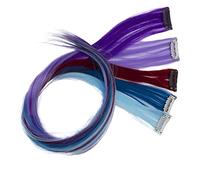 CAISHA 60cm 5 Parti Colorato Ciocca Meches Clip In Extension Extension Per Capelli Lisci Capelli Lunghi Parrucchino Colorato 3 BST103
