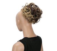 CAISHA by PRETTYSHOP Chignon Pezzo Di Capelli Treccia Chignon Chignon Hepburn Cravatta Per Capelli Updos Mix Biondo Ramato HK119