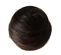 CAISHA Chignon 100% CAPELLI UMANI Updos Parrucchino Chignon Per Capelli Chignon Hepburn Cravatta Per Capelli Mix Marrone Scuro H311i