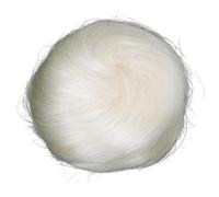 CAISHA Chignon 100% CAPELLI UMANI Updos Parrucchino Chignon Per Capelli Chignon Hepburn Cravatta Per Capelli Biondo Platino H311b