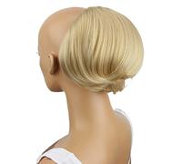 CAISHA Chignon Pezzo Di Capelli Treccia Chignon Chignon Hepburn Cravatta Per Capelli Updos Mix Biondo Chiaro HD24