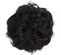 CAISHA Elastico Per Capelli XXL Ispessimento Dei Capelli Voluminoso Resistente Al Calore Marrone Cioccolato Fondente G2E