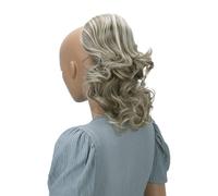 CAISHA Extension per coda di cavallo con treccia da 12"""", voluminosa e ondulata, biondo scuro PH211