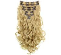 CAISHA XXL 45cm 8 Pezzi SET Clip In Extensions Extensions Per I Capelli Posticcio Voluminoso Ondulato Biondo Mix CES4-1