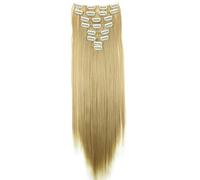 CAISHA XXL 50cm 8 Parti Set Clip In Extension Extension Per Capelli Lisci Biondo Mix CES207
