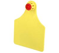Caisley Etichetta auricolare FLEXOPLUS D 25 pezzi parte perforata Parte perforata = femmina // 57x78mm, vuota nessuna dimensione rosso