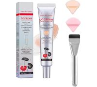 Caiucoco Cc Cream,Korean Color Changing Cc Cream,Korean Color Changing Foundation,2 In1 Skincare & Makeup,Multi-Purpose Skin Tone Adjusting Cc Cream Concealer Full Coverage (Light color)