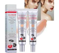 Caiucoco Cc Cream,Korean Color Changing Cc Cream, Tsunamyst Cc Cream,Color Changing Foundation,Color Correcting Cc Cream with Spf 25,Invisible Pore, Even Skin Tone (Mixed)